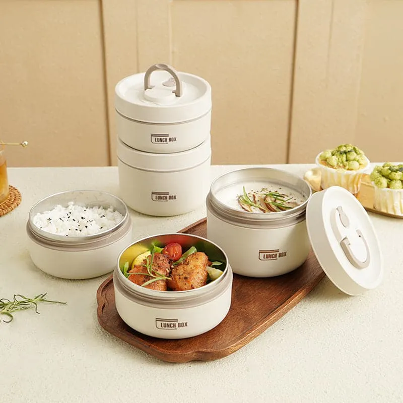 Thermische Lunchbox – Warmhoud Lunchbox van RVS voor Werk, School & Onderweg | Sansoti