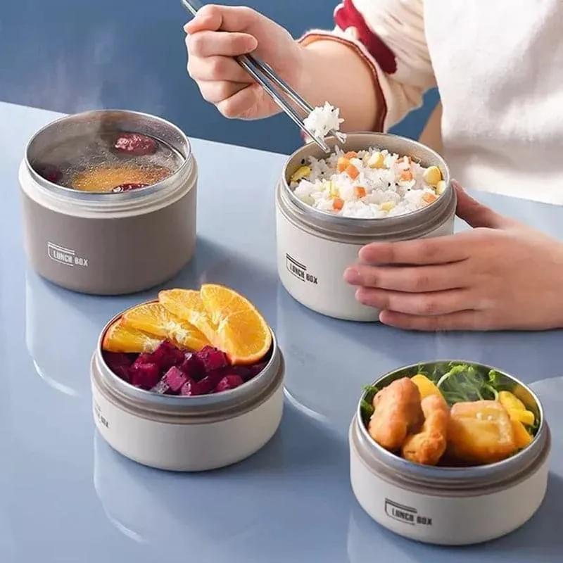Thermische Lunchbox – Warmhoud Lunchbox van RVS voor Werk, School & Onderweg | Sansoti