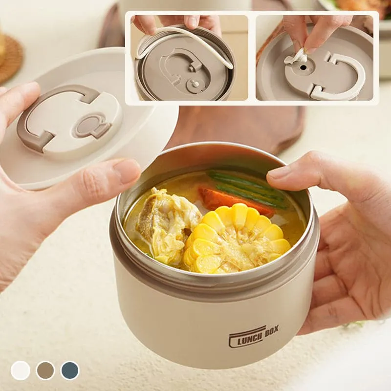 Thermische Lunchbox – Warmhoud Lunchbox van RVS voor Werk, School & Onderweg | Sansoti