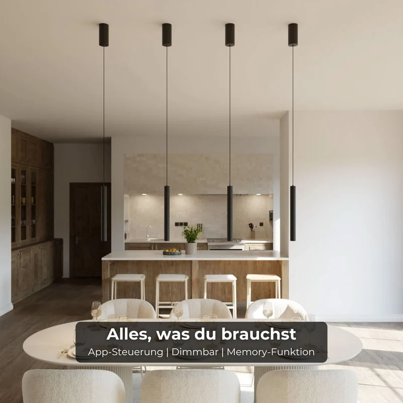Luxe design hanglamp voor keuken en slaapkamer – Novaro