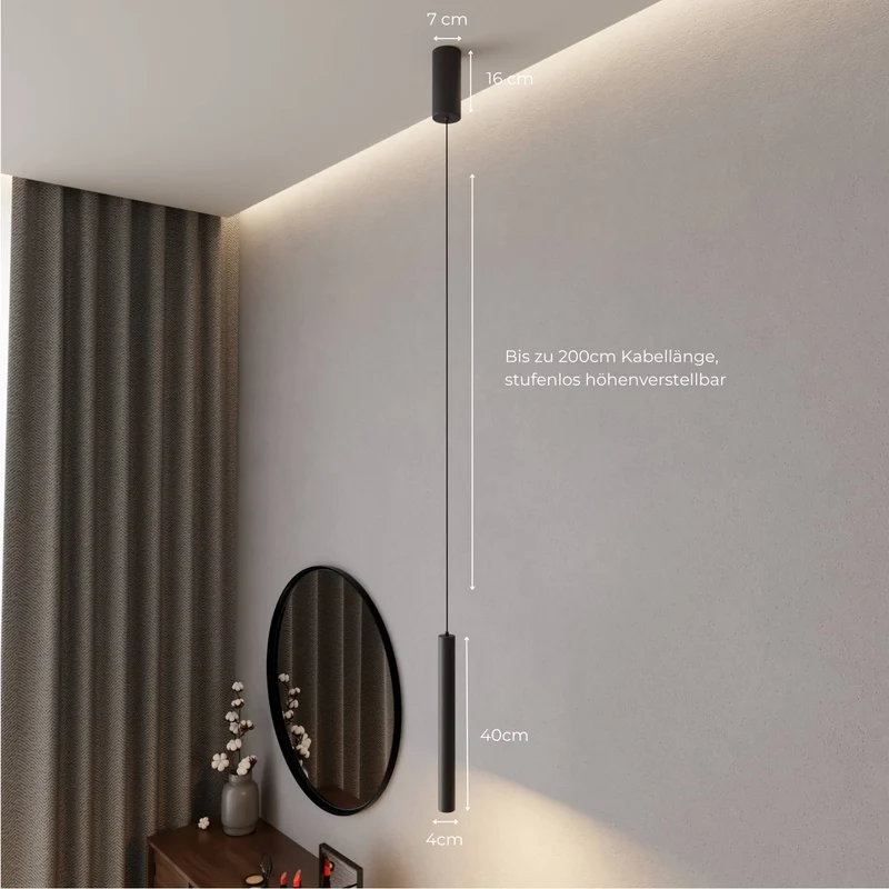 Luxe design hanglamp voor keuken en slaapkamer – Novaro