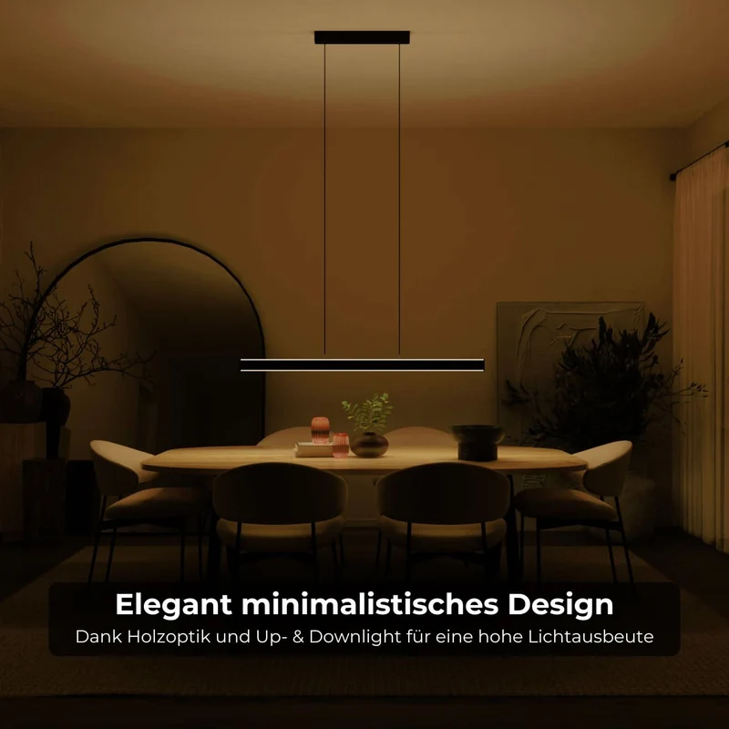 Extra warme design hanglamp 2200K met indirecte verlichting | Sansoti