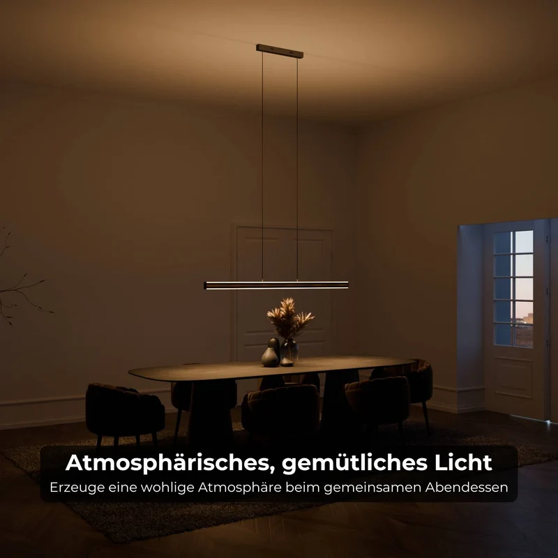 Extra warme design hanglamp 2200K met indirecte verlichting | Sansoti