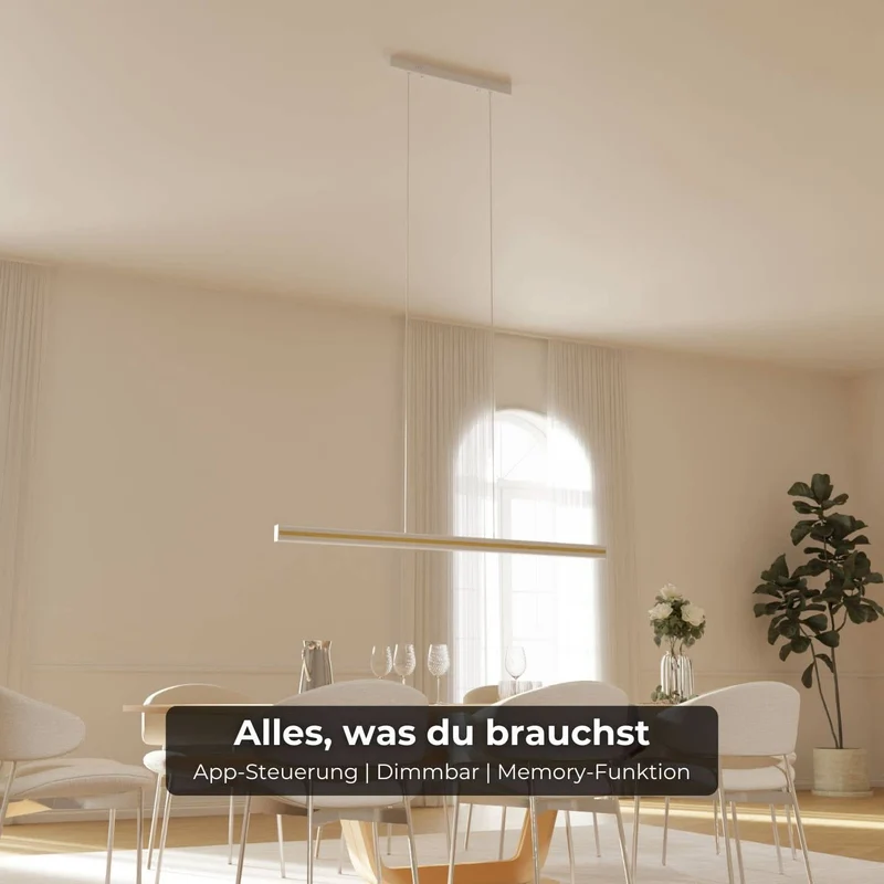 Extra warme design hanglamp 2200K met indirecte verlichting | Sansoti