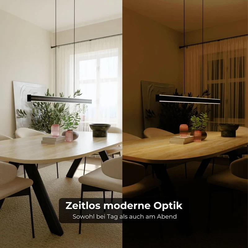 Extra warme design hanglamp 2200K met indirecte verlichting | Sansoti