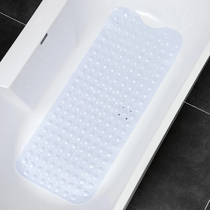 Antislip Badmat XL voor Douche en Bad – Extra Lange Veiligheidsbadmat met Zuignappen | Sansoti