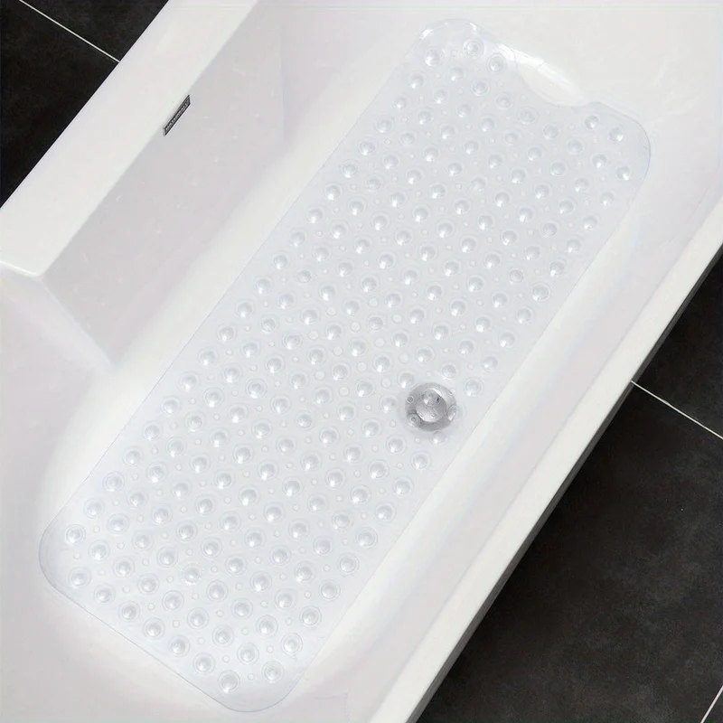 Antislip Badmat XL voor Douche en Bad – Extra Lange Veiligheidsbadmat met Zuignappen | Sansoti
