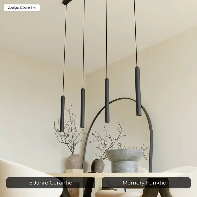 Moderne design hanglamp met verstelbare lichtkoppen | Sansoti