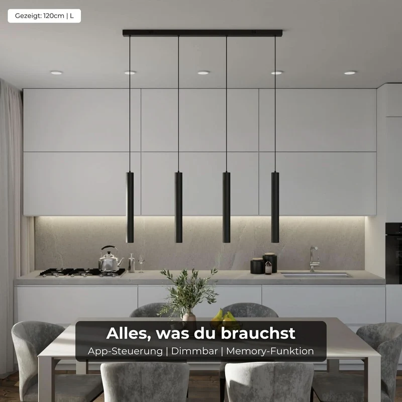 Moderne design hanglamp met verstelbare lichtkoppen | Sansoti