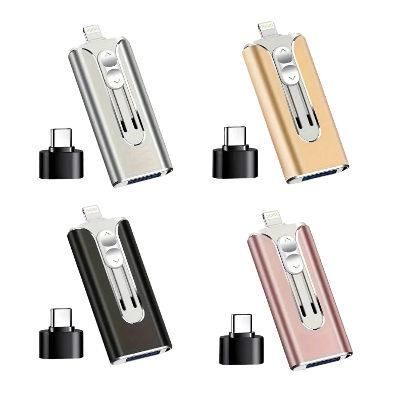 USB Stick 256GB Metaal USB 3.0 80 MB/s Compact 40 Gram Vier Kleuren | Sansoti