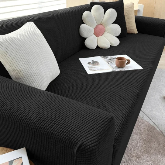 Bankbeschermer met Antislip – Luxe Geribde Bankhoes voor Bescherming & Comfort | Sansoti