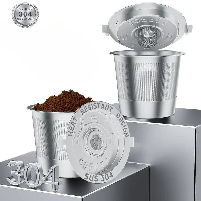 Herbruikbare Koffiecapsule RVS Micro Mesh Nespresso Compatibel Duurzaam Barista | Sansoti