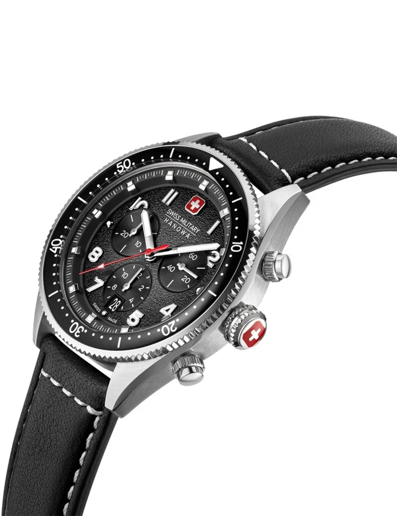 Swiss Military Hanowa Greyhound Chrono SMWGC0003801 Herrenuhr • Chronograph • 10 ATM Wasserdicht