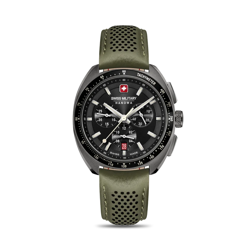 Swiss Military Hanowa Defender SMWGC0003340 Herren • Saphirglas • Chronograph 10 ATM