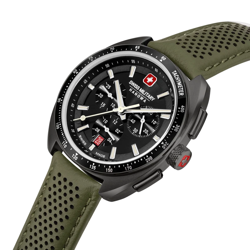 Swiss Military Hanowa Defender SMWGC0003340 Herren • Saphirglas • Chronograph 10 ATM