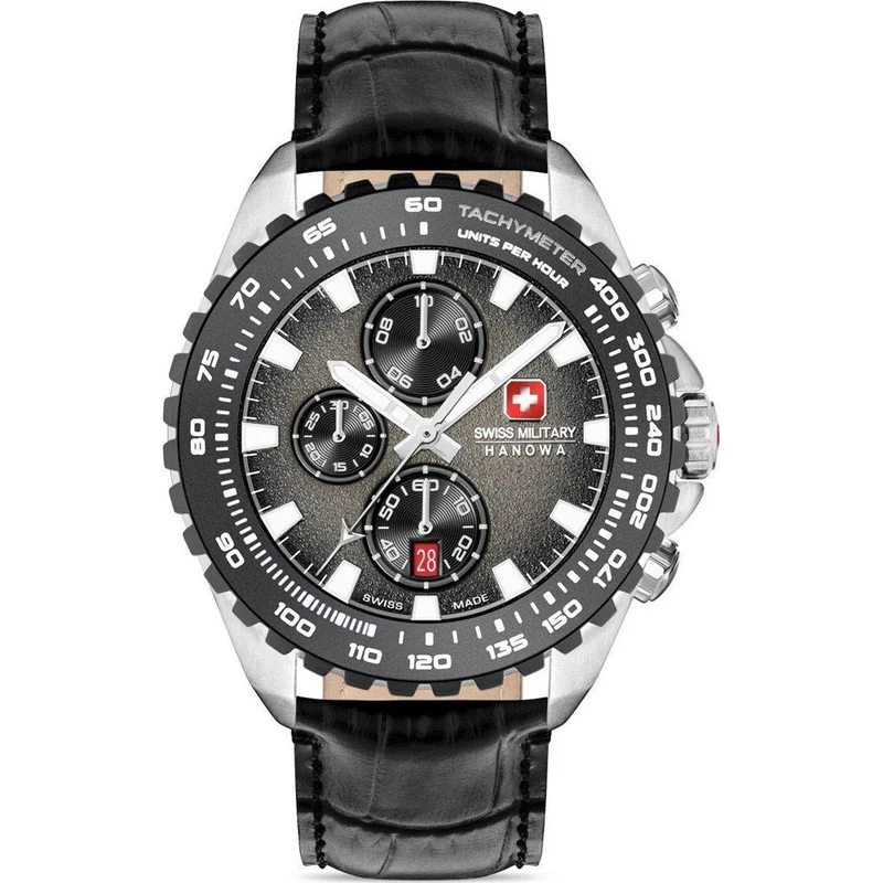 Swiss Military Hanowa Land SMWGC0001830 Herren Armbanduhr Steinmarder • Quarzwerk • Robustes Outdoor-Design