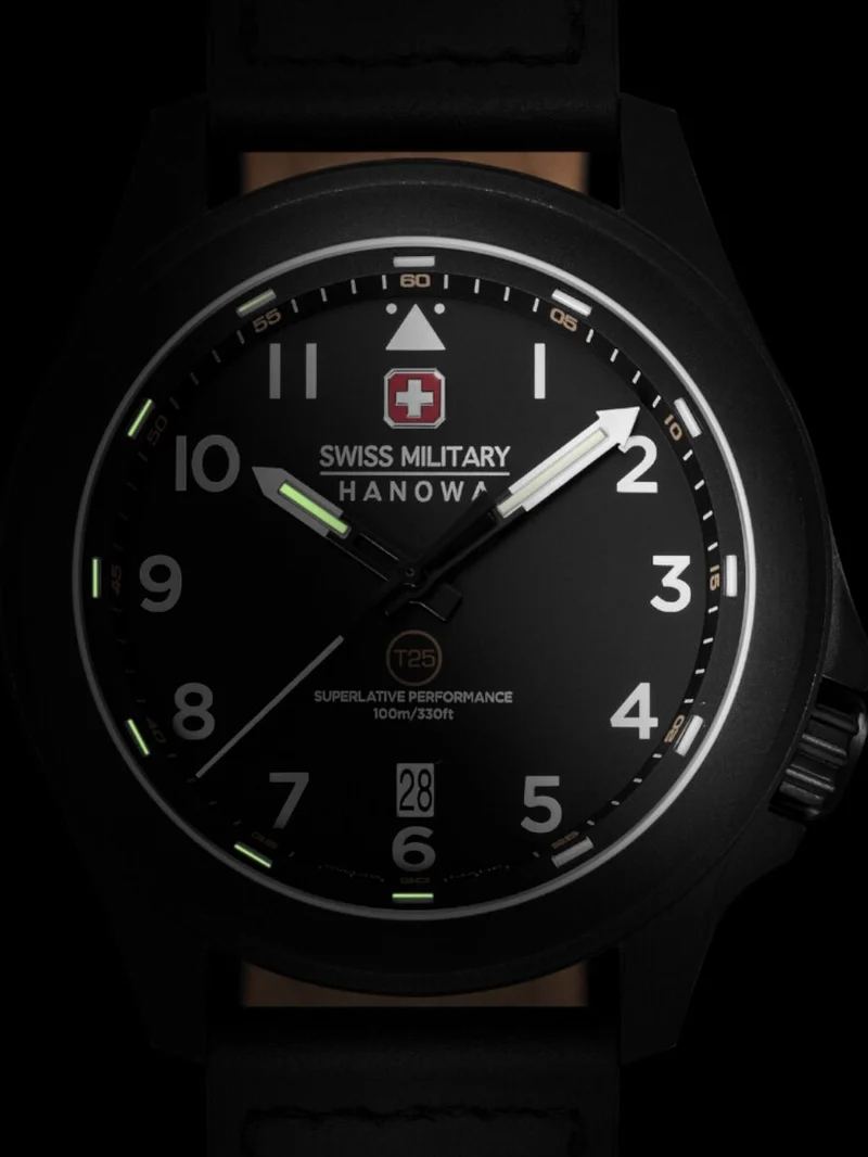 Swiss Military Hanowa Fieldmaster SMWGB0005241 Herren • Tritium-Leuchtmasse • 10 ATM Wasserdicht