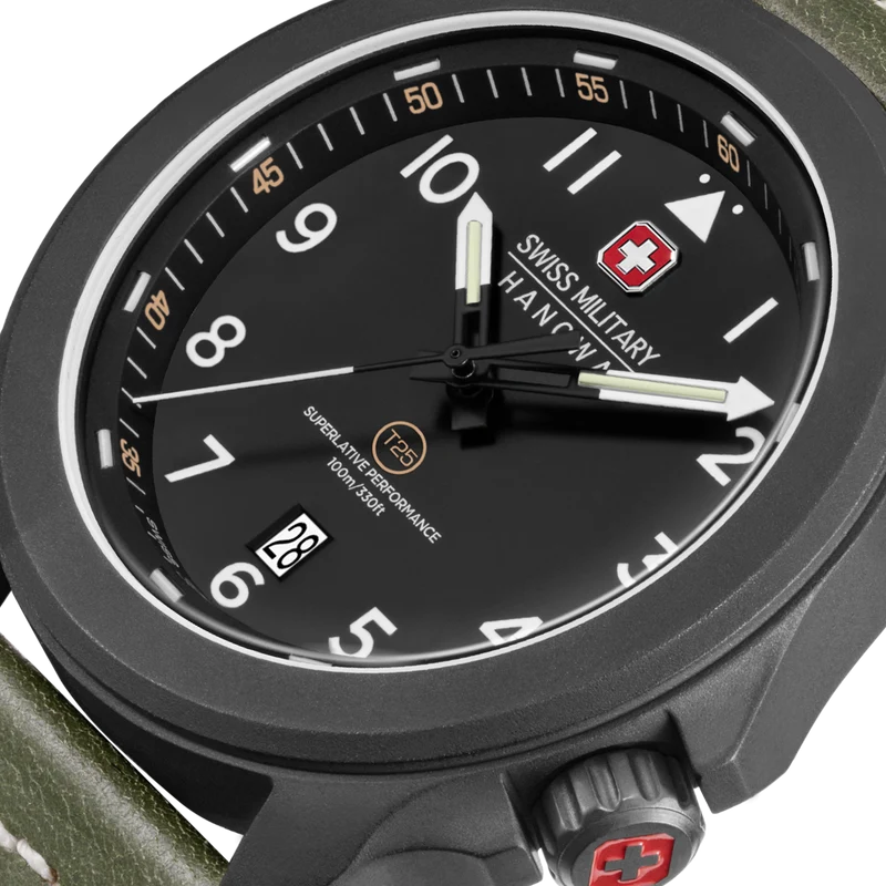 Swiss Military Hanowa Fieldmaster SMWGB0005240 Herren • Tritium-Leuchtröhren • Saphirglas Swiss Made