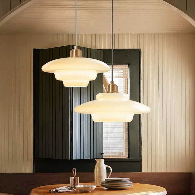 Hanglamp Glas E27 Goud Rond Woonkamer Eettafel Keuken Organisch Design Sfeerverlichting Modern Interieur | Sansoti