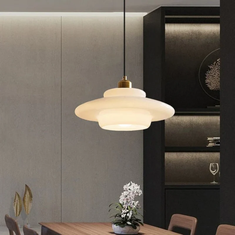 Hanglamp Glas E27 Goud Rond Woonkamer Eettafel Keuken Organisch Design Sfeerverlichting Modern Interieur | Sansoti