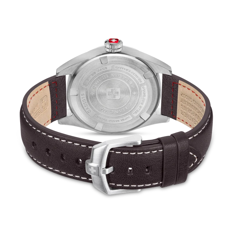 Swiss Military Hanowa Greyhound SMWGA0001505 Herren Armbanduhr Schwarz • Saphirglas • 10 Bar Wasserdicht