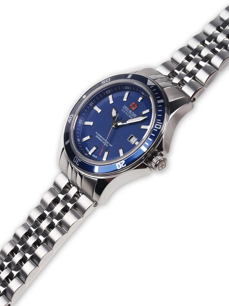 Swiss Military Hanowa Flagship Lady 06-7161.2.04.003 Damen Armbanduhr Weiß • 10 ATM Wasserdicht • Schweizer Quarzwerk
