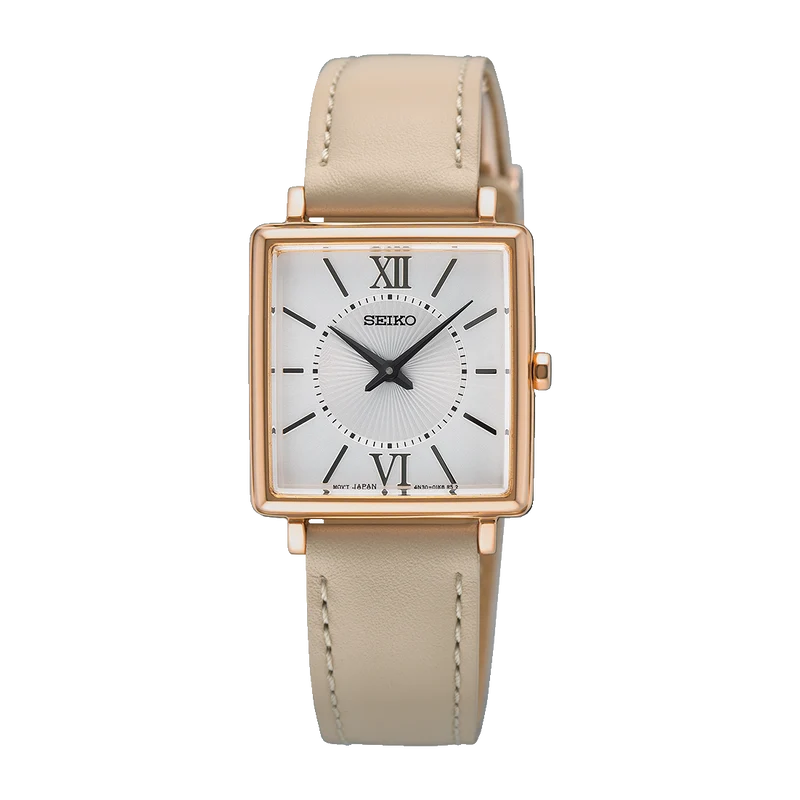 Seiko SWR114P1 Damenuhr Silber • Hardlex-Glas • 5 ATM Wasserdicht