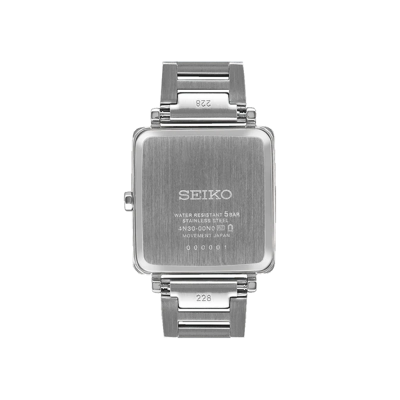 Seiko SWR111P1 Damen Armbanduhr Silber • Hardlex-Glas • 5 ATM Wasserdicht