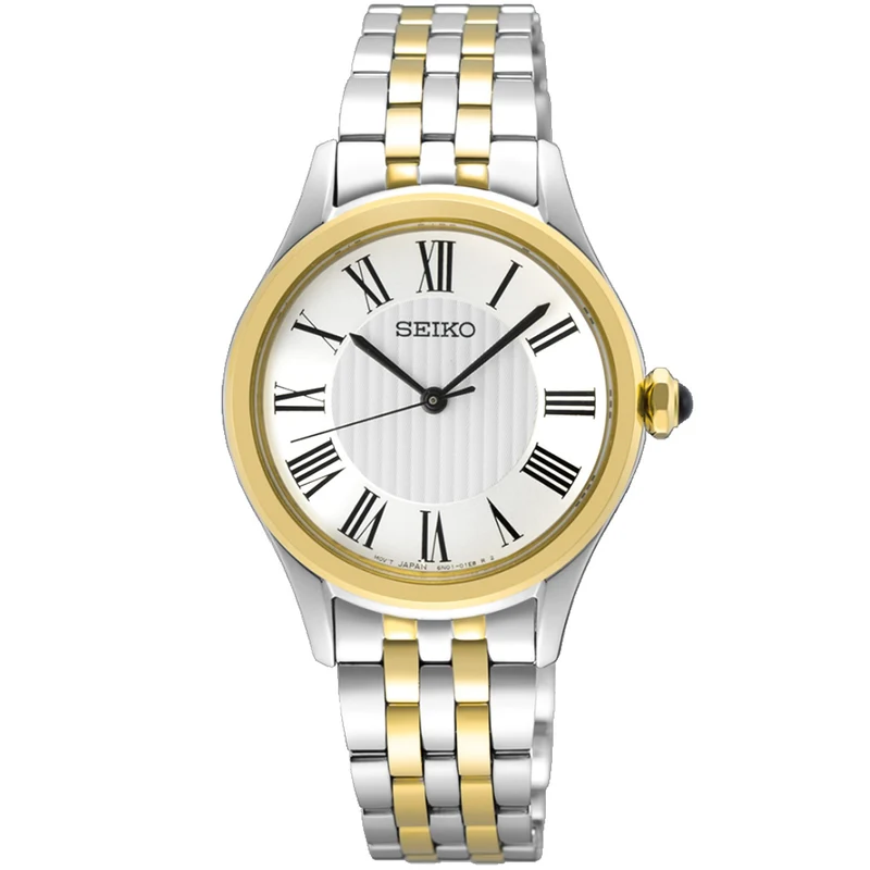 Seiko SUR612P1 Damenuhr Classic Quarz • Saphirglas • 5 Bar Wasserdicht