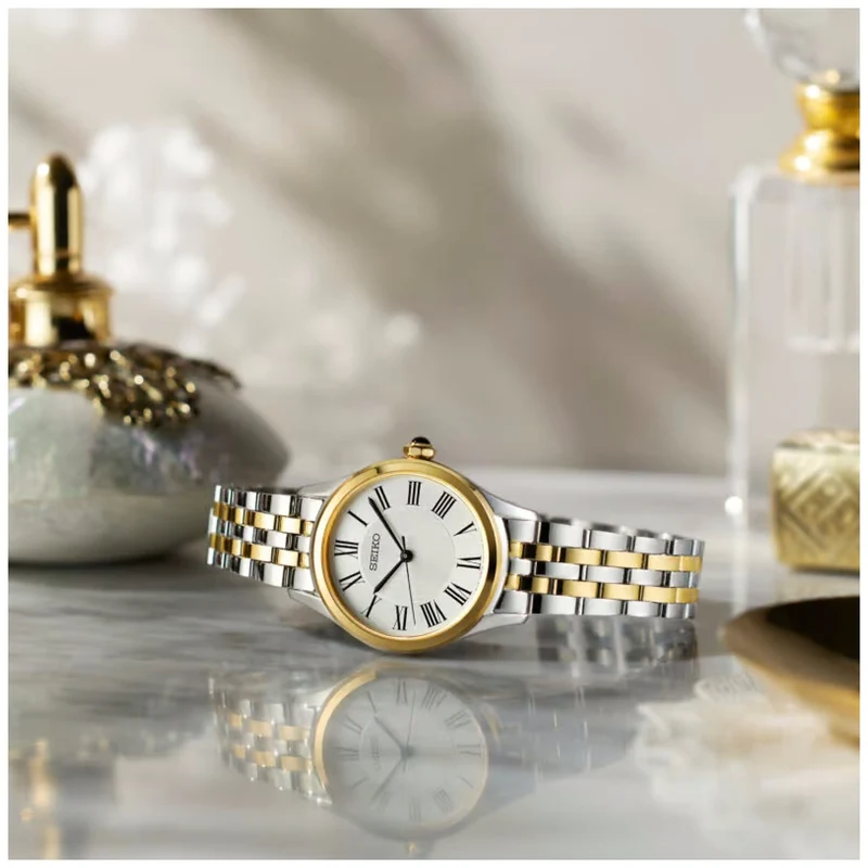 Seiko SUR612P1 Damenuhr Classic Quarz • Saphirglas • 5 Bar Wasserdicht