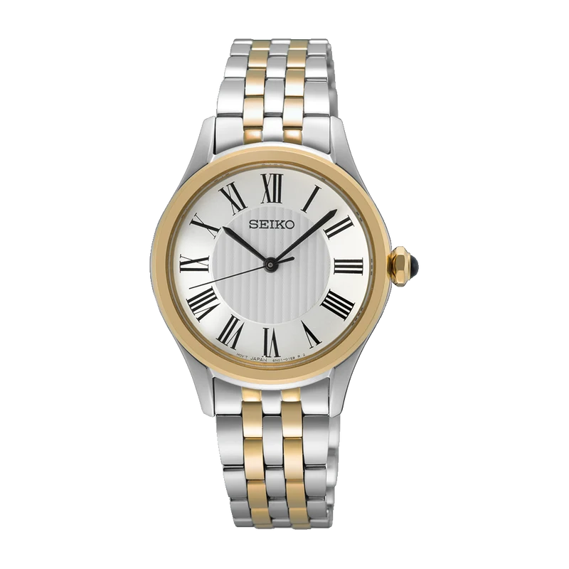 Seiko SUR612P1 Damenuhr Classic Quarz • Saphirglas • 5 Bar Wasserdicht
