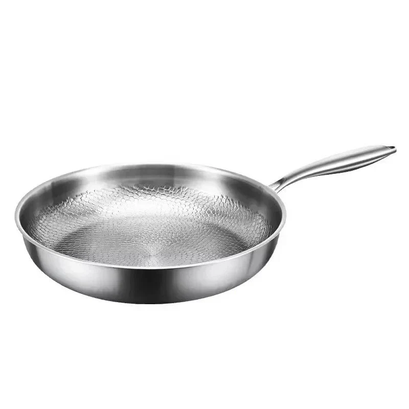 Titanium Koekenpan met Gehamerde Antiaanbaklaag – Inductiegeschikt & Voor Dagelijks Koken | Sansoti
