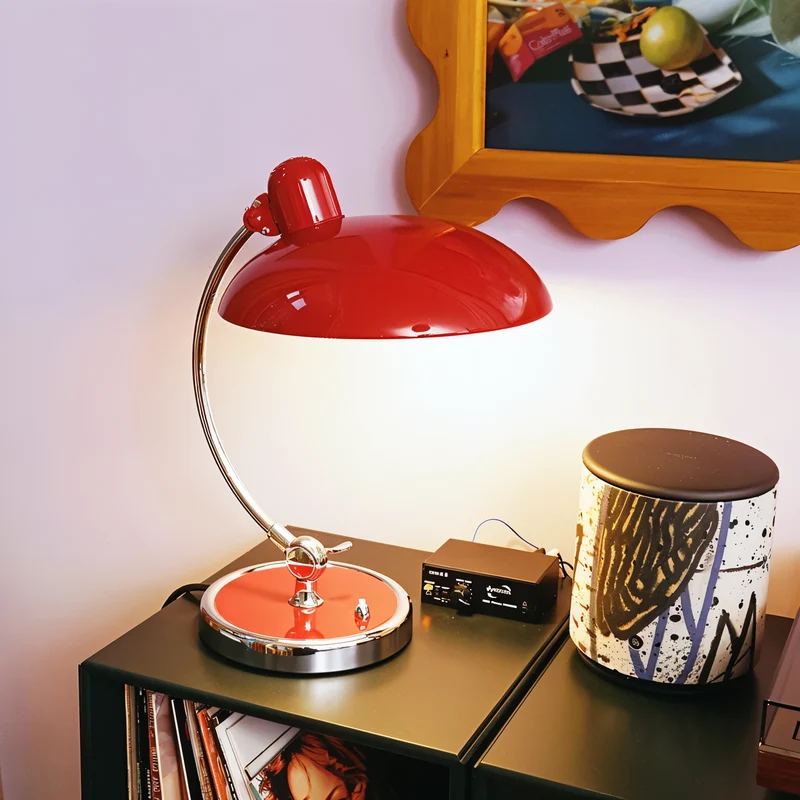 Verstelbare Retro Tafellamp van Metaal – Industriële Bureau- en Leeslamp | Sansoti