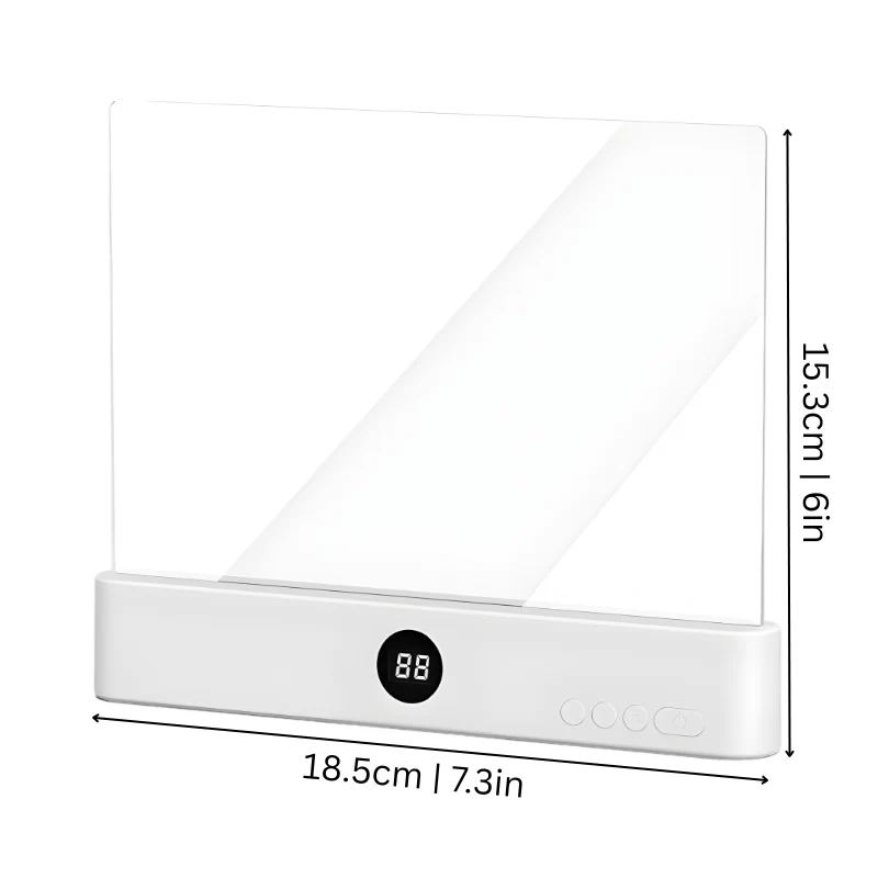 Boeklamp LED Leeslamp Ultra Dun Oplaadbaar Met Drie Lichtstanden Timer En Gelijkmatige Verlichting Zonder Schaduwen Voor Boek En E Reader | Sansoti