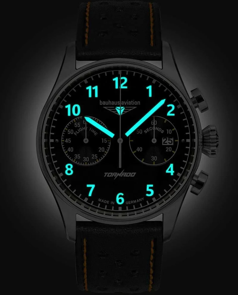 Bauhaus Aviation 2770-5 Herrenuhr • Minimalistisches Flieger-Design • Made in Germany