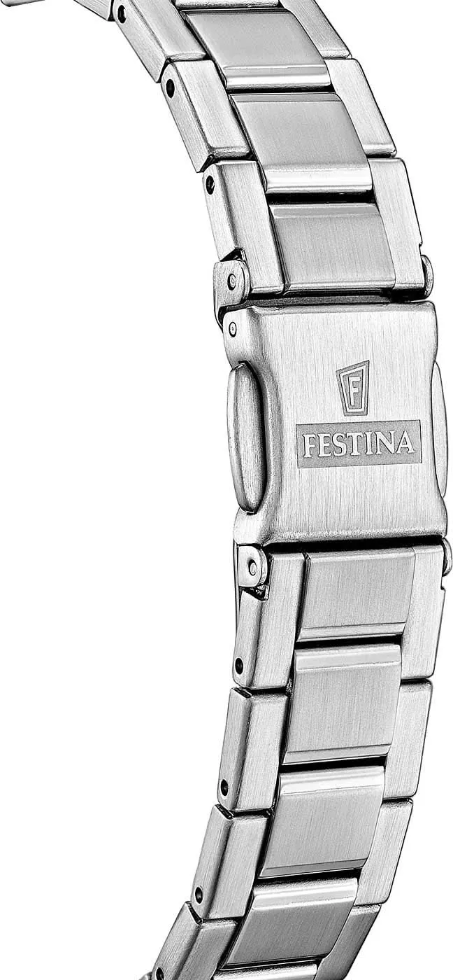 Festina Mademoiselle F20700/3 Damenuhr • Hellblaues Zifferblatt • Edelstahl