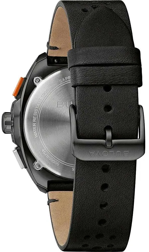Bulova Racer 98B428 Herrenuhr • Motorsport-Design • Chronograph & Saphirglas