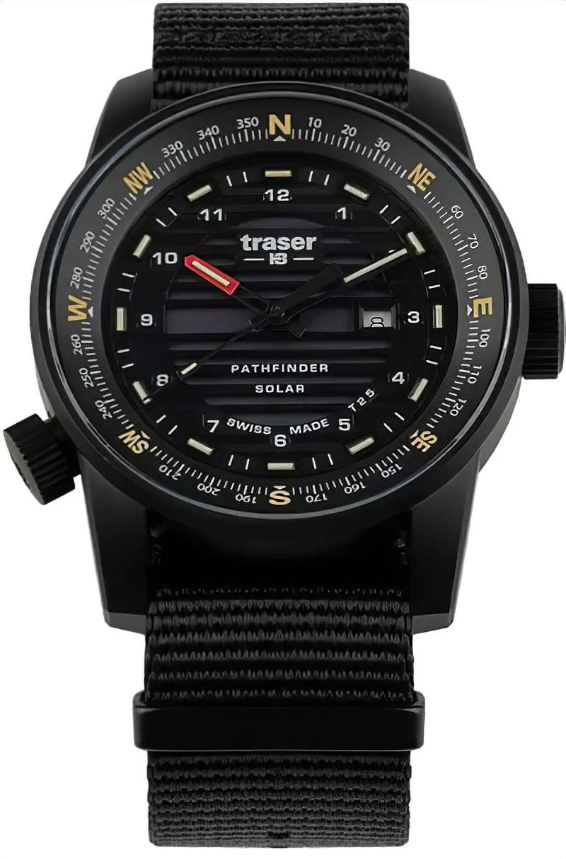 Traser P68 Pathfinder Solar 111392 Herrenuhr • Trigalight Leuchttechnologie • Swiss Made