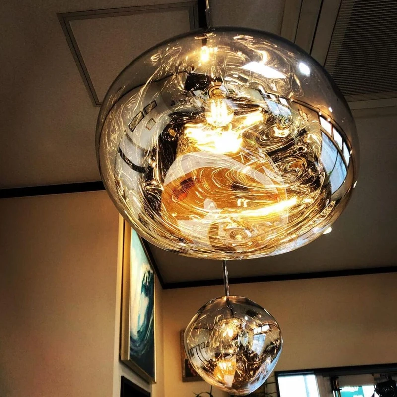Moderne Lava Hanglamp Met Glazen Of PVC Bol En Verstelbare Ophanghoogte | Sansoti