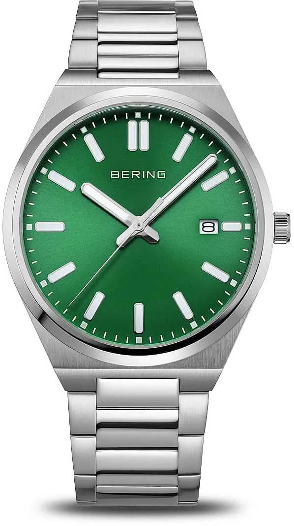 Bering Classic 17639-708 Herrenuhr • Kratzfestes Saphirglas • Flaches Design