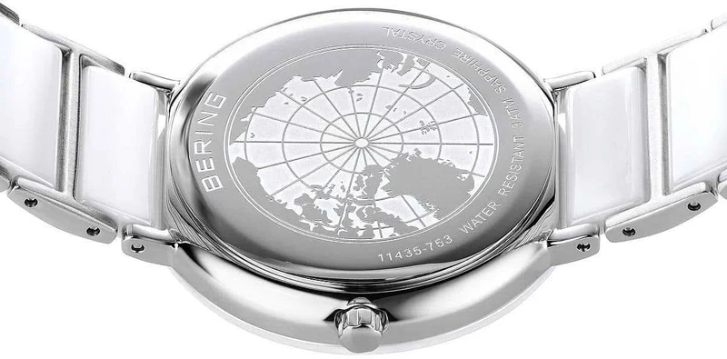 Bering Ceramic 11435-753 Damenuhr • Keramik • Saphirglas