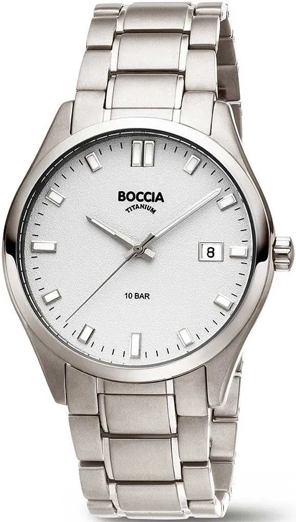 Boccia 3669-03 Herrenuhr - Reintitan - Antiallergisch