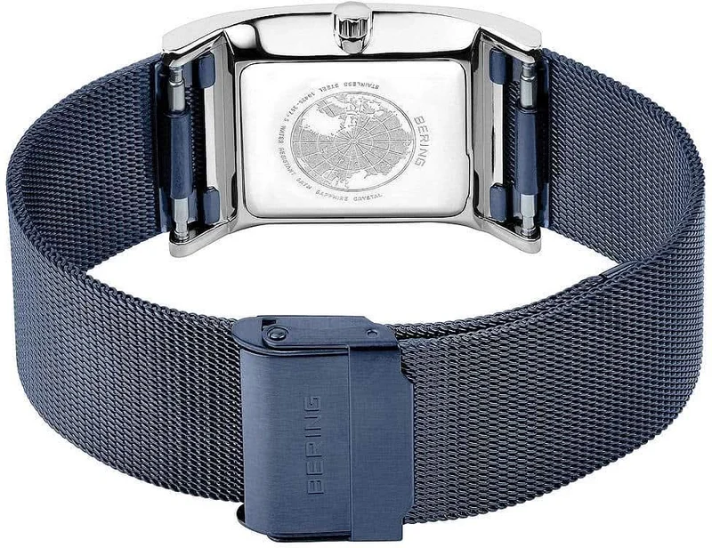 Bering Classic 10426-398-S Damenuhr • Kratzfestes Saphirglas • Feines Milanaise-Armband