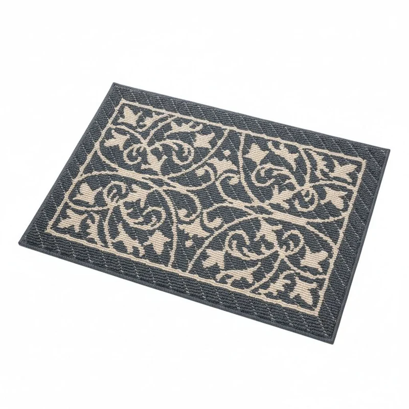 Laagdrempelige Antislip Deurmat Binnen 60x90cm Vuilopvangend Entree Tapijt Rubberen Grip Hal Ingang Vloermat | Sansoti
