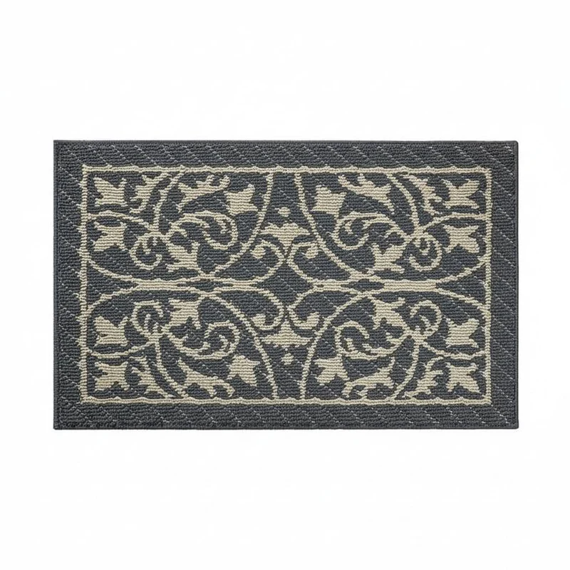 Laagdrempelige Antislip Deurmat Binnen 60x90cm Vuilopvangend Entree Tapijt Rubberen Grip Hal Ingang Vloermat | Sansoti