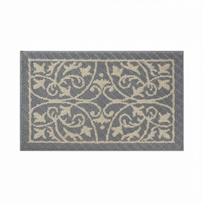 Laagdrempelige Antislip Deurmat Binnen 60x90cm Vuilopvangend Entree Tapijt Rubberen Grip Hal Ingang Vloermat | Sansoti