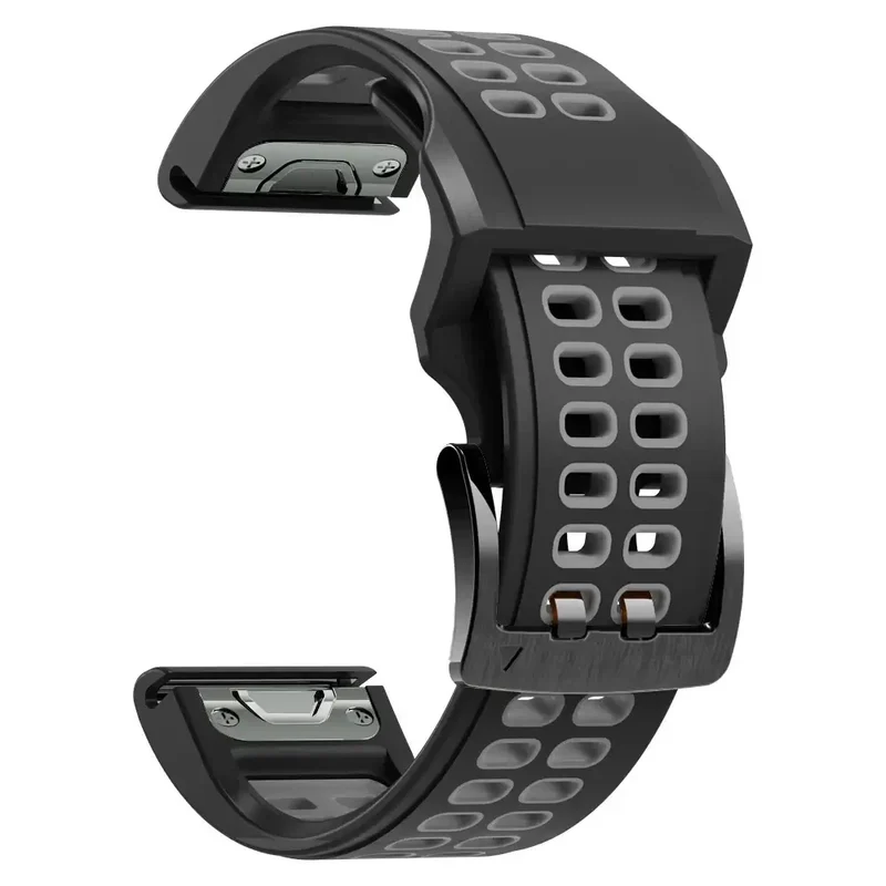 Siliconen Horlogeband QuickFit Systeem Ademend Verstelbaar 22mm 26mm Sporthorloge Smartwatch Polsband | Sansoti