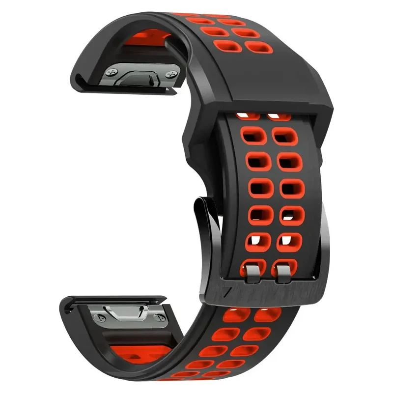 Siliconen Horlogeband QuickFit Systeem Ademend Verstelbaar 22mm 26mm Sporthorloge Smartwatch Polsband | Sansoti