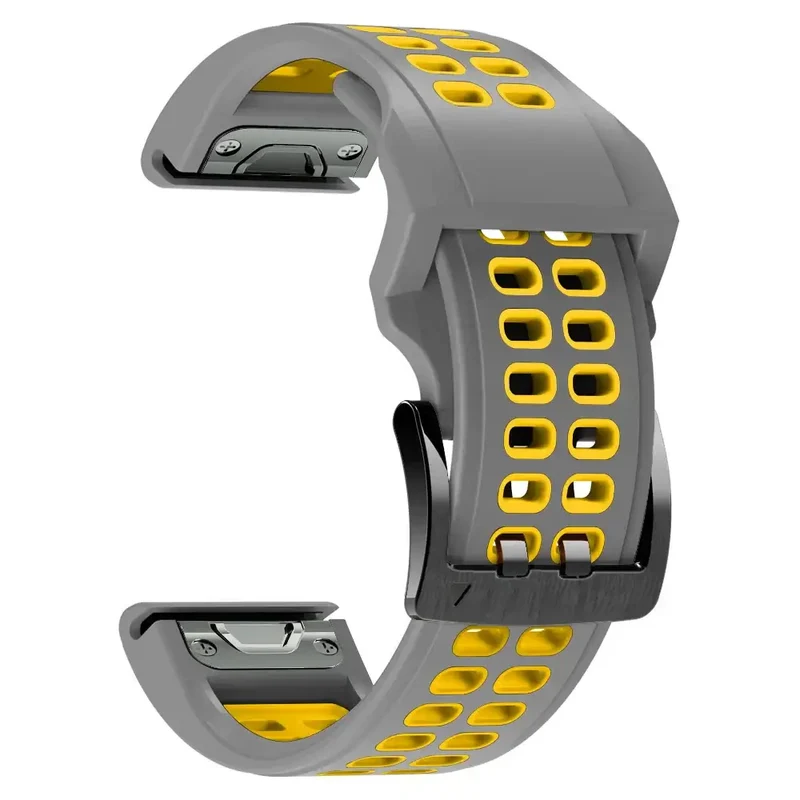 Siliconen Horlogeband QuickFit Systeem Ademend Verstelbaar 22mm 26mm Sporthorloge Smartwatch Polsband | Sansoti