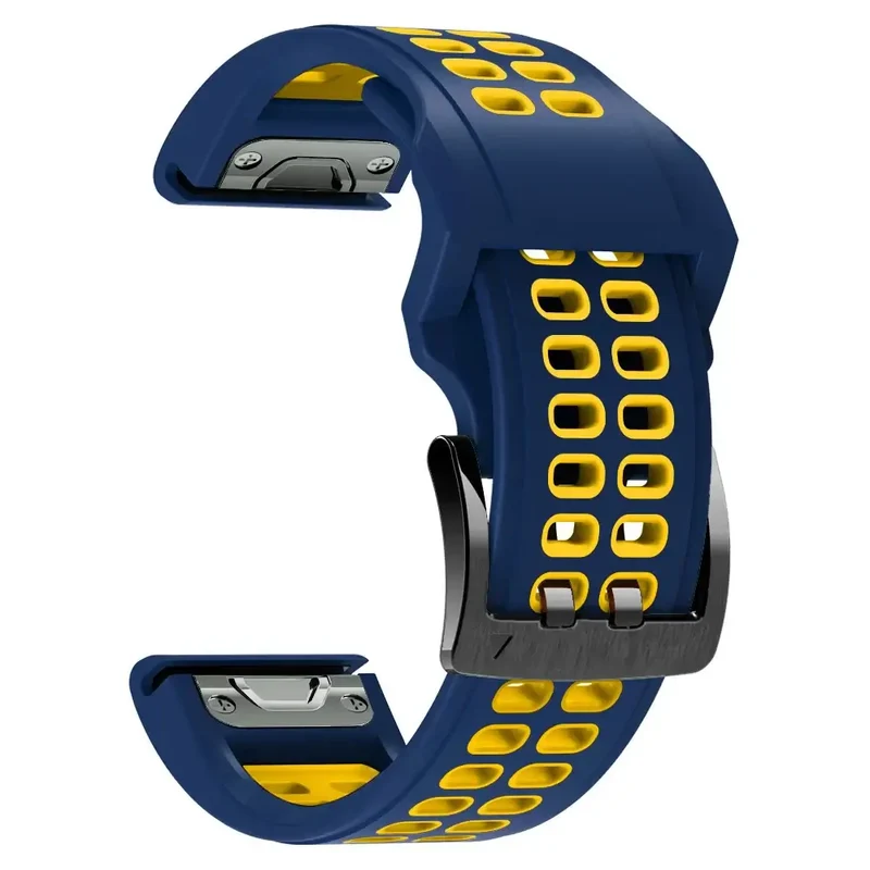 Siliconen Horlogeband QuickFit Systeem Ademend Verstelbaar 22mm 26mm Sporthorloge Smartwatch Polsband | Sansoti
